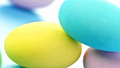 Coloured Easter eggs