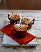 Tofu-Tomaten-Suppe mit Frühlingszwiebeln