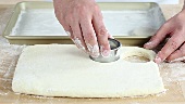 Buttermilk scones being made