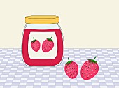 Strawberry jam (Illustration)