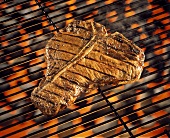 T-bone Steak on the Grill