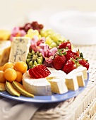 Assorted Fruit and Cheese Platter