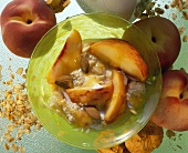 Quinoa with Peaches and Almonds