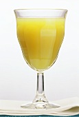 Orange Juice in a Stem Glass