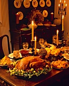 Thanksgiving Dinner by Candlelight