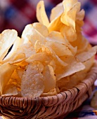 Potato Chips in a Basket