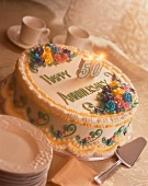 Happy 50th Anniversary Cake