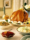 Roast Turkey Dinner for Thanksgiving