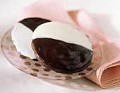 Two Black and White Cookies