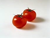 Two Freshly Washed Tomatoes