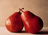 Two Whole Red Pears