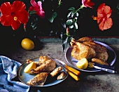 Roasted Chicken with Lemons