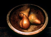 Bosc Pears in a Bowl