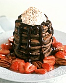 Chocolate Chip Cocoa Tall Stacks