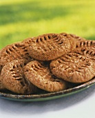 Cocoa Almond Shortbread Cookies