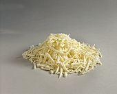 A Pile of Shredded Mozzarella Cheese
