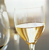 Detail of White Wine Glass