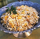 Couscous with Apricots and Slivered Almonds