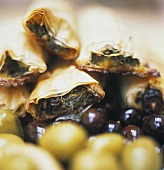 Spinach and Olive Stuffed Pastries