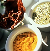 Fennel Seeds, Hot Peppers and Turmeric