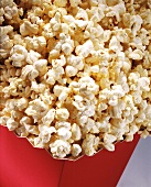 A Box of Popcorn Close Up