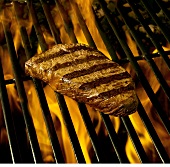 New York Strip Steak on Grill