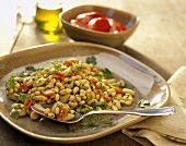 White Bean Salad with Peppers and Dill