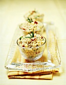 Quinoa with rosemary and red pepper