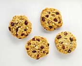 White Chocolate and Cranberry Oatmeal Cookies