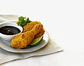 Fried Chicken Leg with Spicy Dipping Sauce