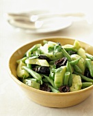 Cucumber, Green Bean and Kalamata Olive Salad