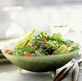 Tossed Salad with Blue Cheese and Pine Nuts