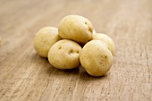 A Pile of Uncooked New Potatoes