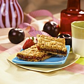 Peanut Butter and Jelly Oat Bars