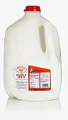 Whole milk in large plastic bottle (USA)