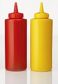 Ketchup and Mustard Squeeze Bottles