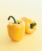 Two Yellow Bell Peppers