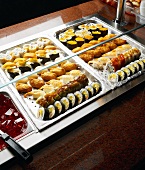 Sushi Bar Set Up in Restaurant Buffet Style