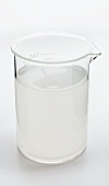 Coconut milk in a measuring beaker