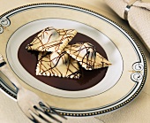 Plate of Chocolate Ravioli