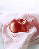 Nectarine on Napkin