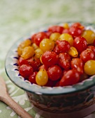 Marinated Red and Yellow Pear Tomato