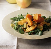 Golden Beet, Apple Raisin and Watercress Salad
