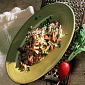 Radieschen-Salat mit Petersilie