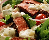 Sliced Steak Salad ( Close-Up)