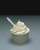 Soft Vanilla Ice Cream in a Cup