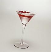 Cranberry Martini im Stielglas