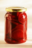 Pickled Beets in a Jar