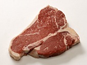 A Raw T-bone Steak