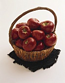 Red Apples in a Basket